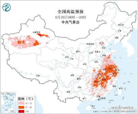 高温黄色预警 今日多地开启暴晒模式