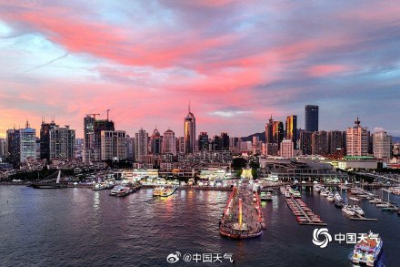 浪漫七夕 一组图看那些天空上演过的粉色浪漫
