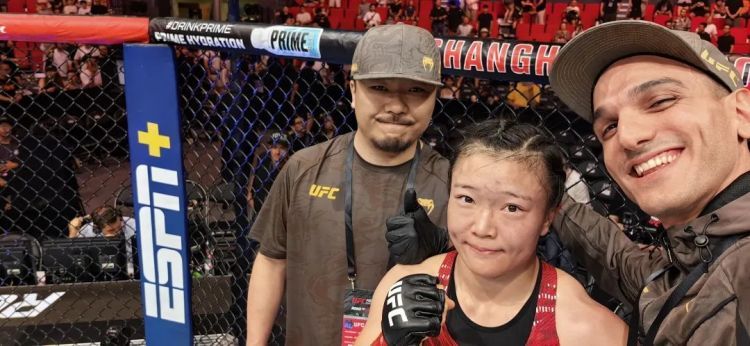 白天穿着白大褂，晚上在八角笼KO对手？“女版黄飞鸿”来了