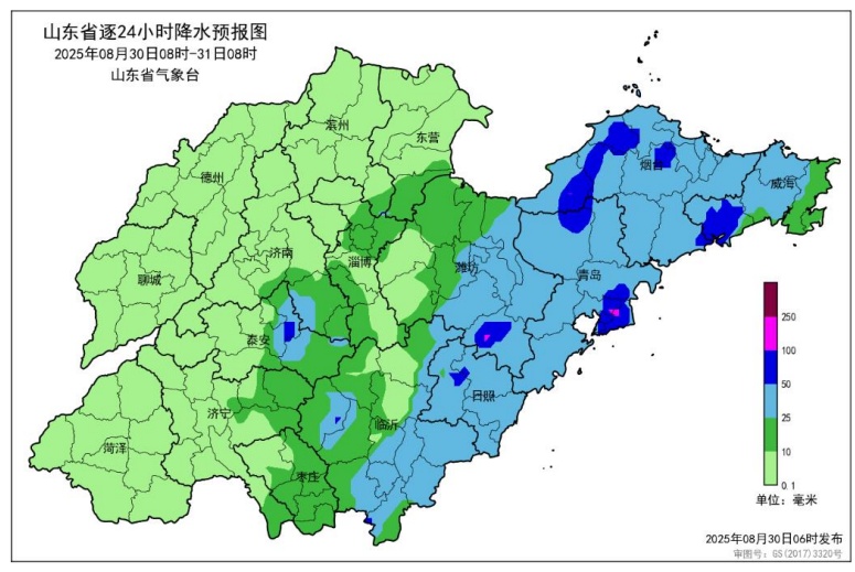 暴雨蓝色预警持续！山东这些地方今明有暴雨+雷电+大风