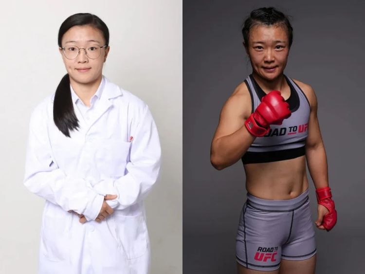 白天穿着白大褂，晚上在八角笼KO对手？“女版黄飞鸿”来了