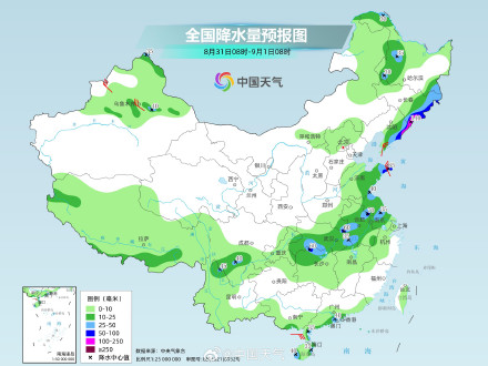 东北地区今天仍有强降雨 明后天我国降雨总体减弱