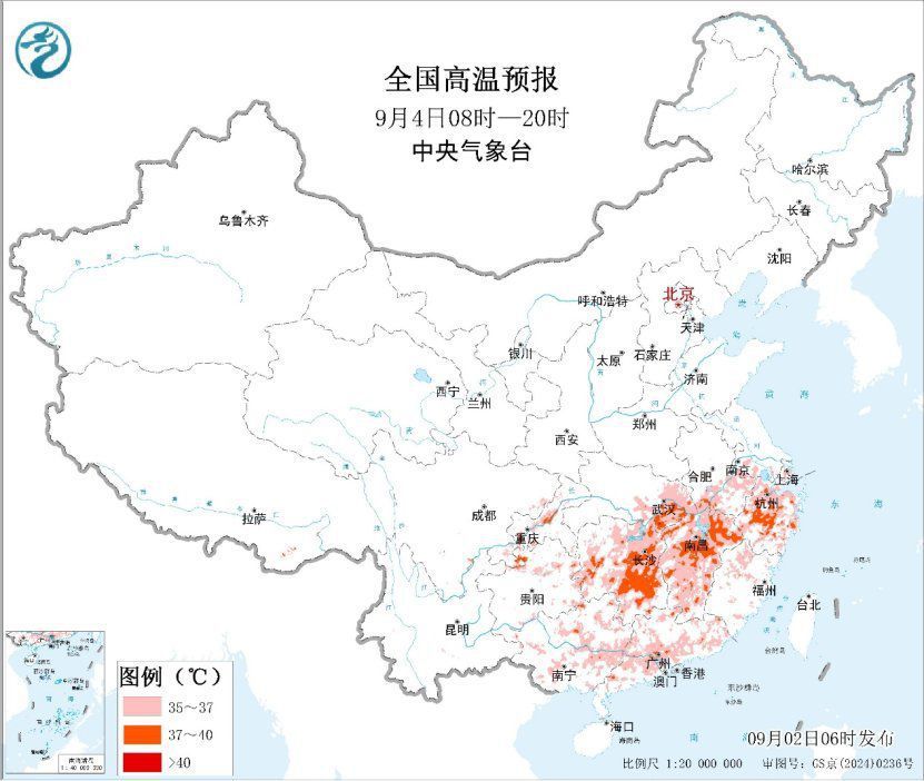 陕西河南等地雨势较强 江南华南等地有高温天气