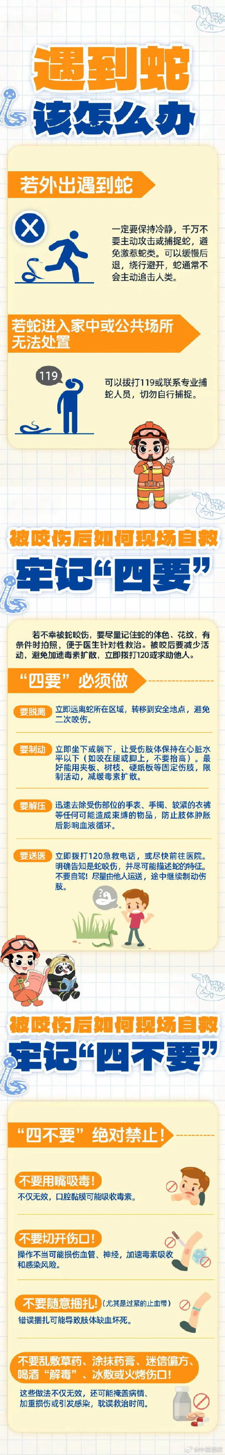 超全面的遇蛇避险攻略 超全面的遇蛇避险攻略