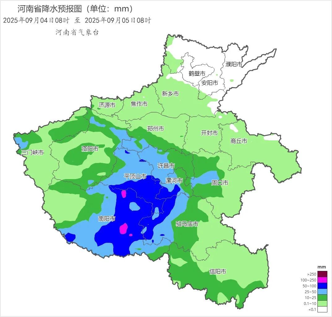 今晚起至5日，河南有中到大雨、暴雨！