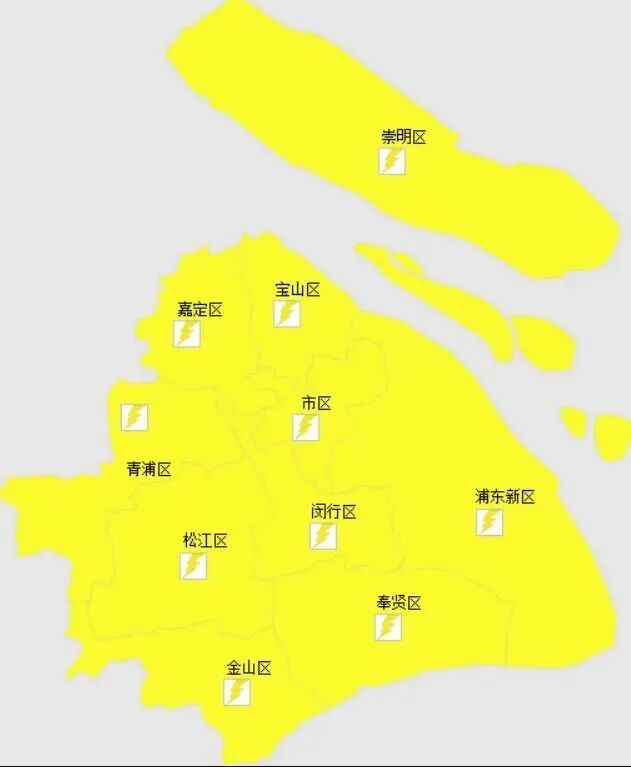 上海发布大风蓝色预警，暴雨预警升级为黄色！持续高温终于下线？