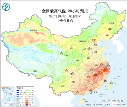 未来十天南方高温强度减弱