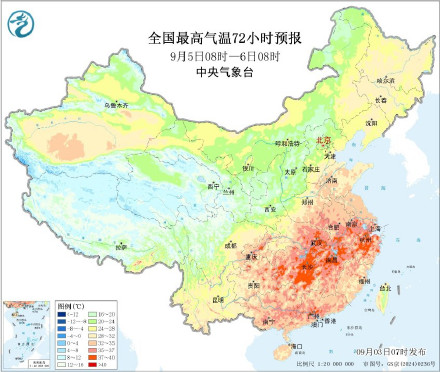 未来十天南方高温强度减弱