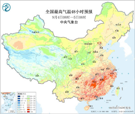 未来十天南方高温强度减弱