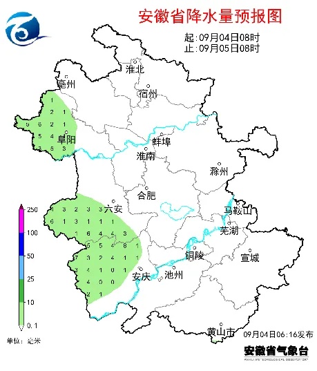 大雨!短时强降雨!安徽具体降雨时间公布 大雨!短时强降雨!安徽具体降雨时间公布