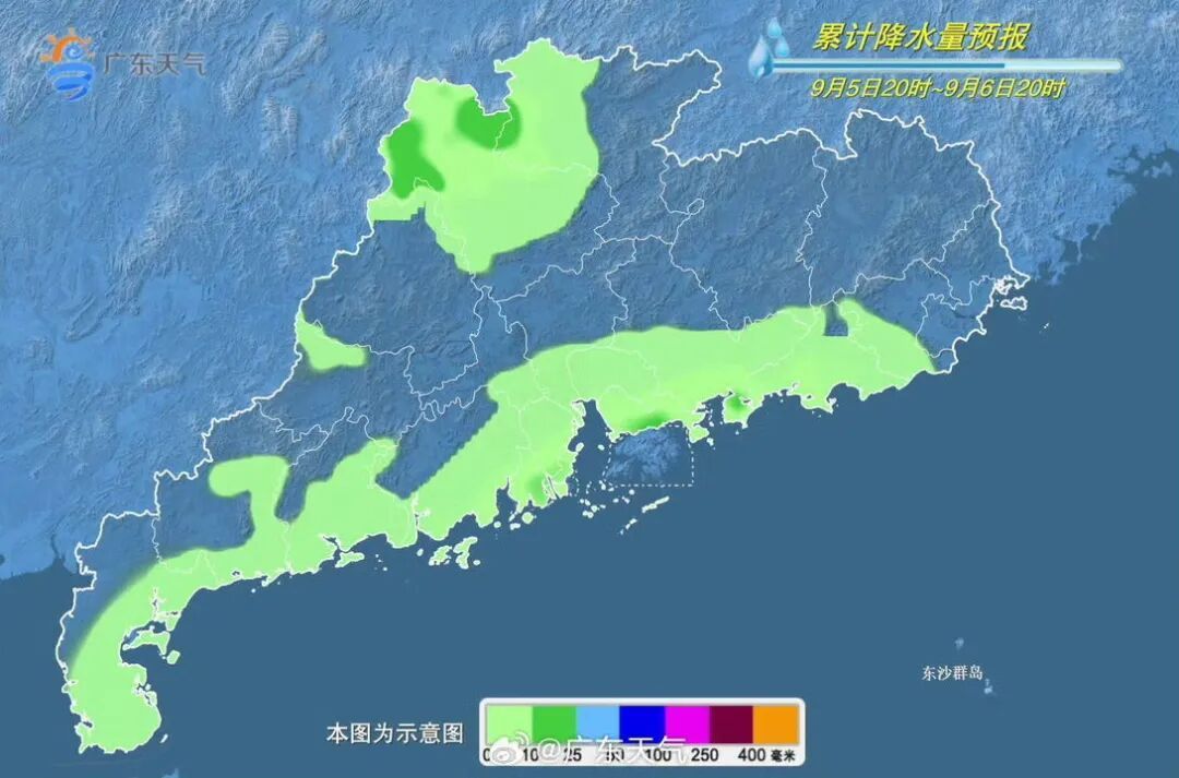 广东午后热雷雨随机派发，第15号台风“琵琶”生成