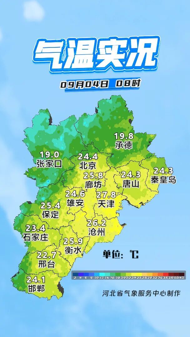 中到大雨！局地暴雨！河北将迎九月首场大范围降水……