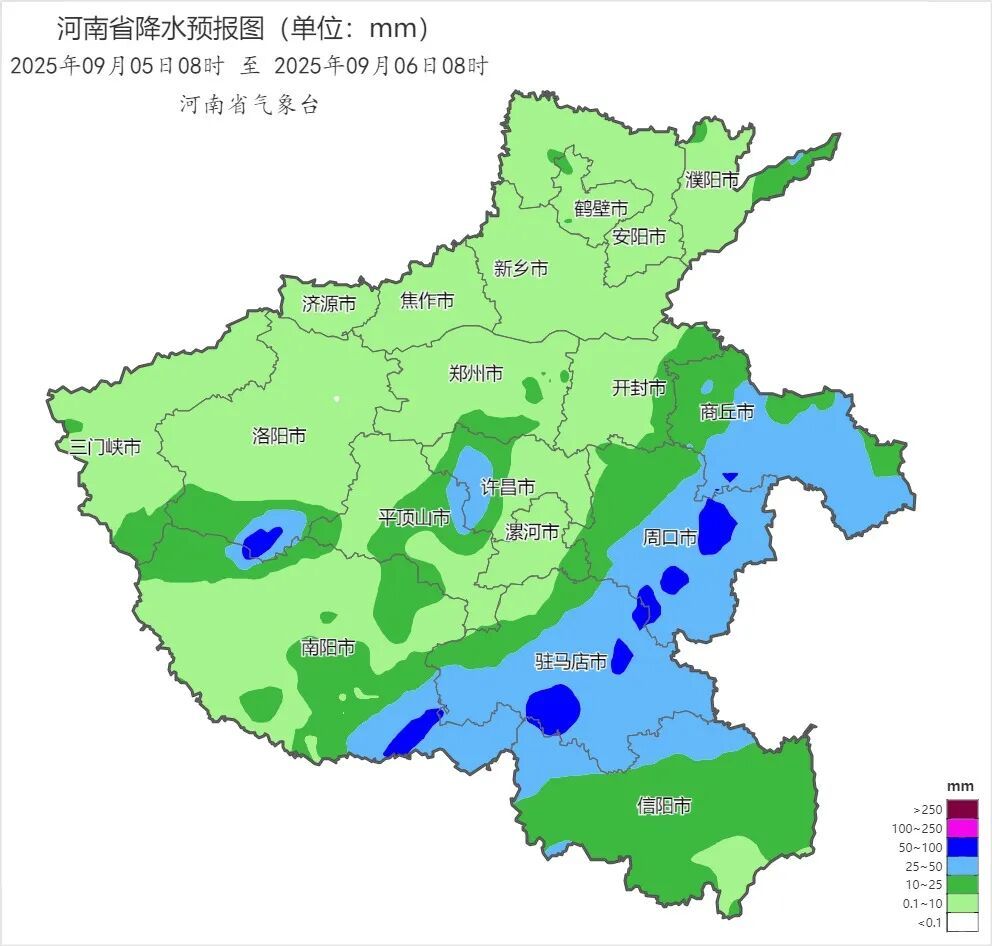 近期阴雨天气继续！郑州最低气温将降至20℃以下