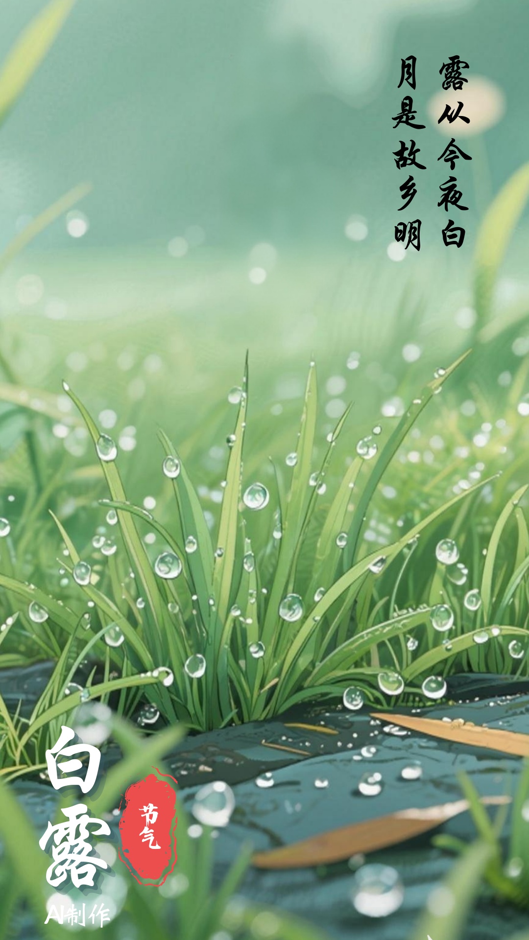 今日白露,天气转凉,勿忘添衣 今日白露,天气转凉,勿忘添衣