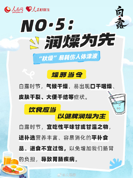 白露时节 润燥健脾正当时