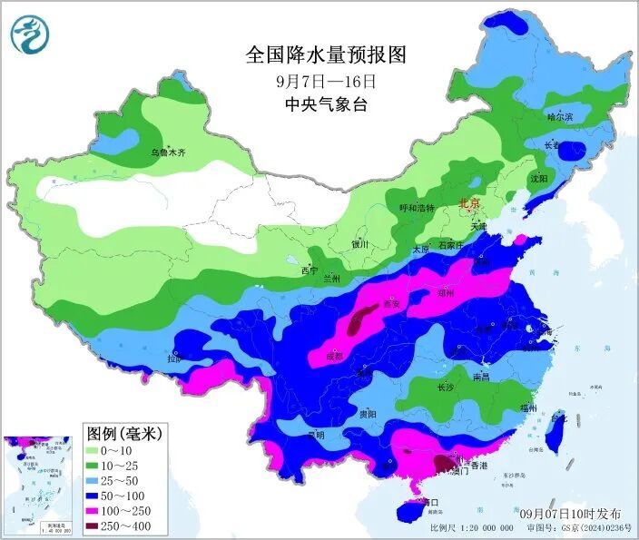 台风“塔巴”登陆在即，华南将进入风雨最强时段！华西多地雨量或超同期！