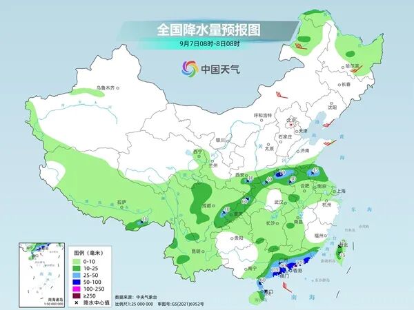 台风“塔巴”靠近，贵州东边日出，西边雨