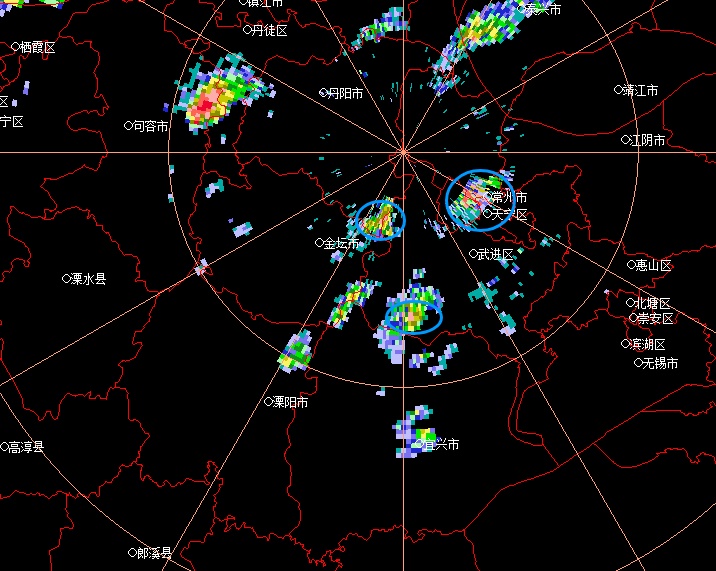 大雨！7～9级雷暴大风抵达常州