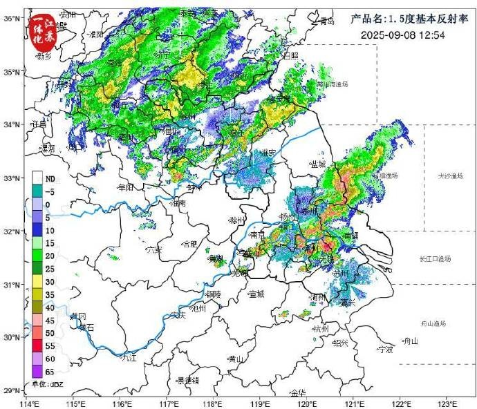 江苏一地突降冰雹，太湖已封航！多地变更强对流橙色预警