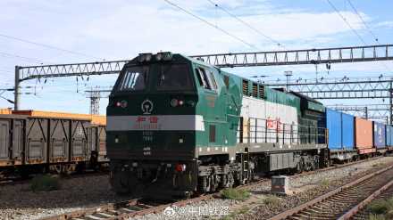 阿拉山口国境站今年通行中欧班列超5000列