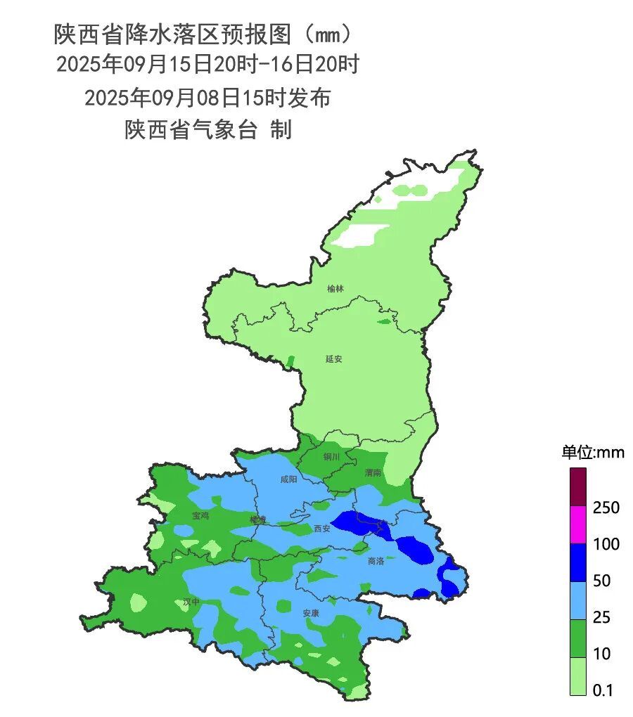 中到大雨、局地暴雨！陕西发布重要天气报告→