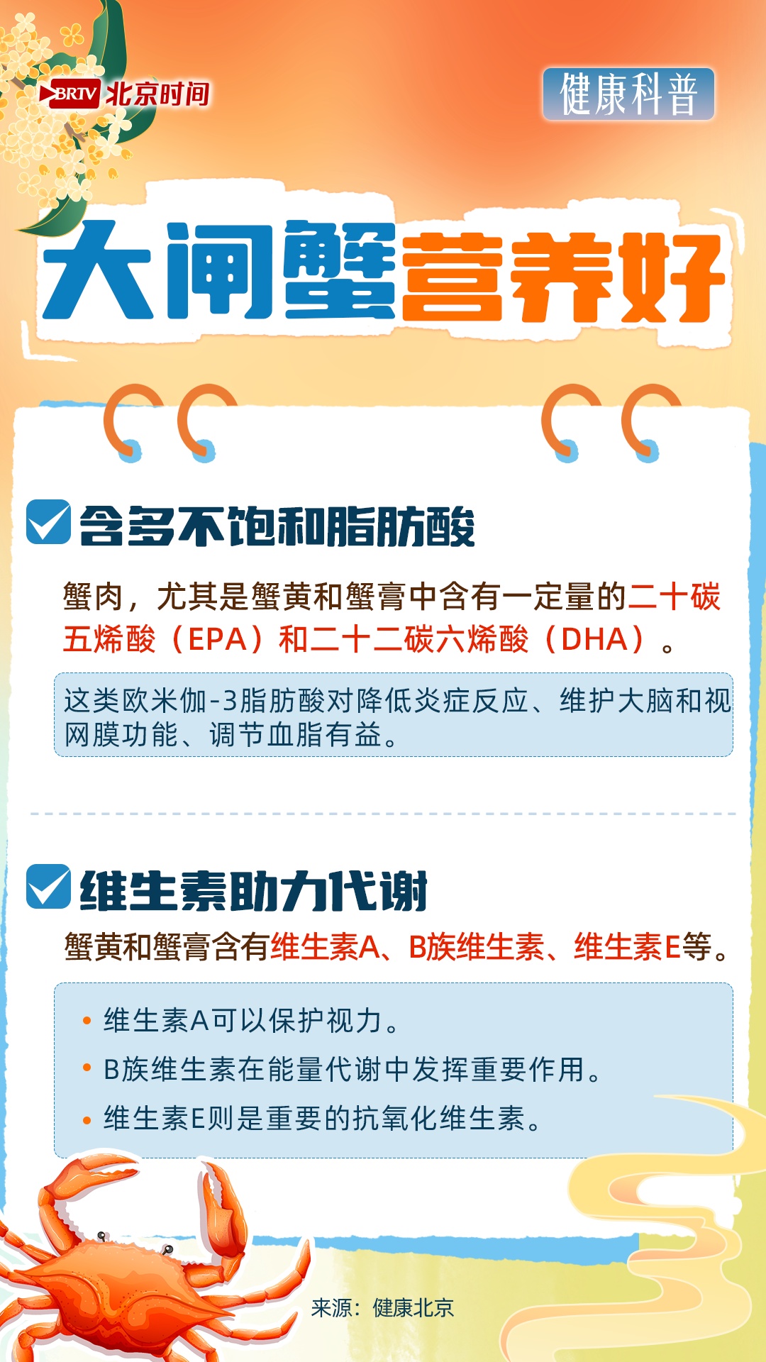 秋季食蟹正当时 吃蟹指南与健康禁忌来了 秋季食蟹正当时 吃蟹指南与健康禁忌来了