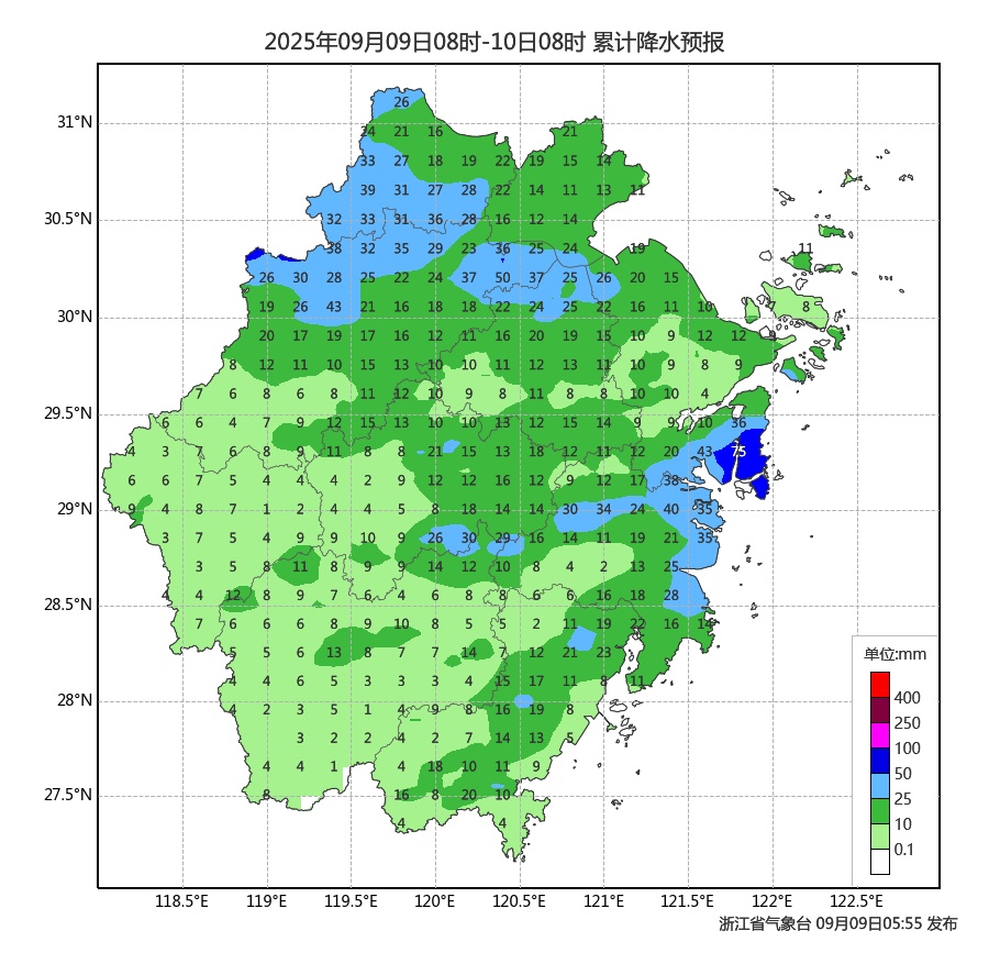 24度！浙江真的凉快了！浙中北和沿海地区小心大暴雨、冰雹、强对流天气