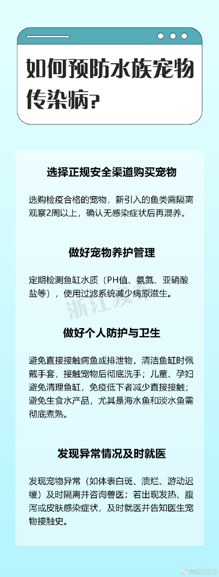 警惕！水生宠物可能传播疾病，防护措施要做好