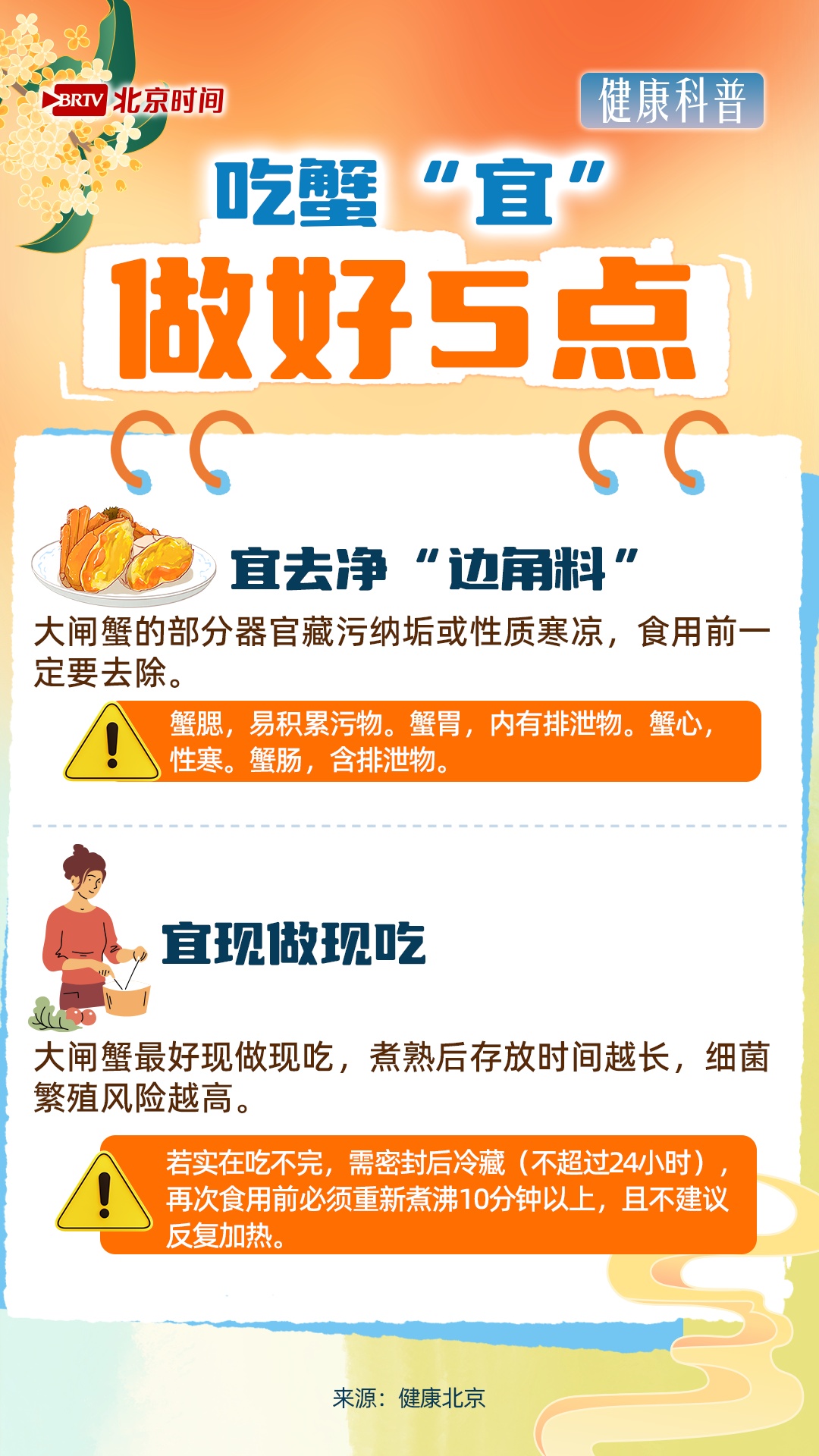 秋季食蟹正当时 吃蟹指南与健康禁忌来了 秋季食蟹正当时 吃蟹指南与健康禁忌来了