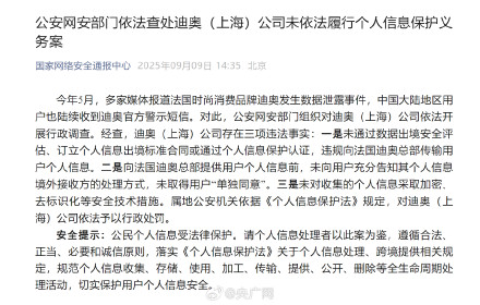迪奥泄露数据被查处