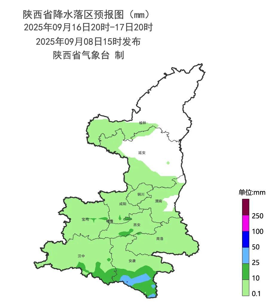 中到大雨、局地暴雨！陕西发布重要天气报告→