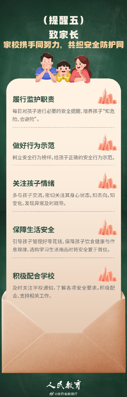 敲黑板！这些开学安全提醒要留意