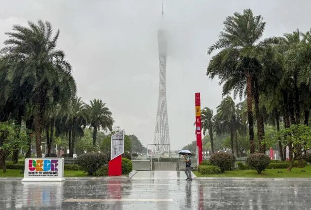 雨来了！广州多区雷雨大风黄色预警生效