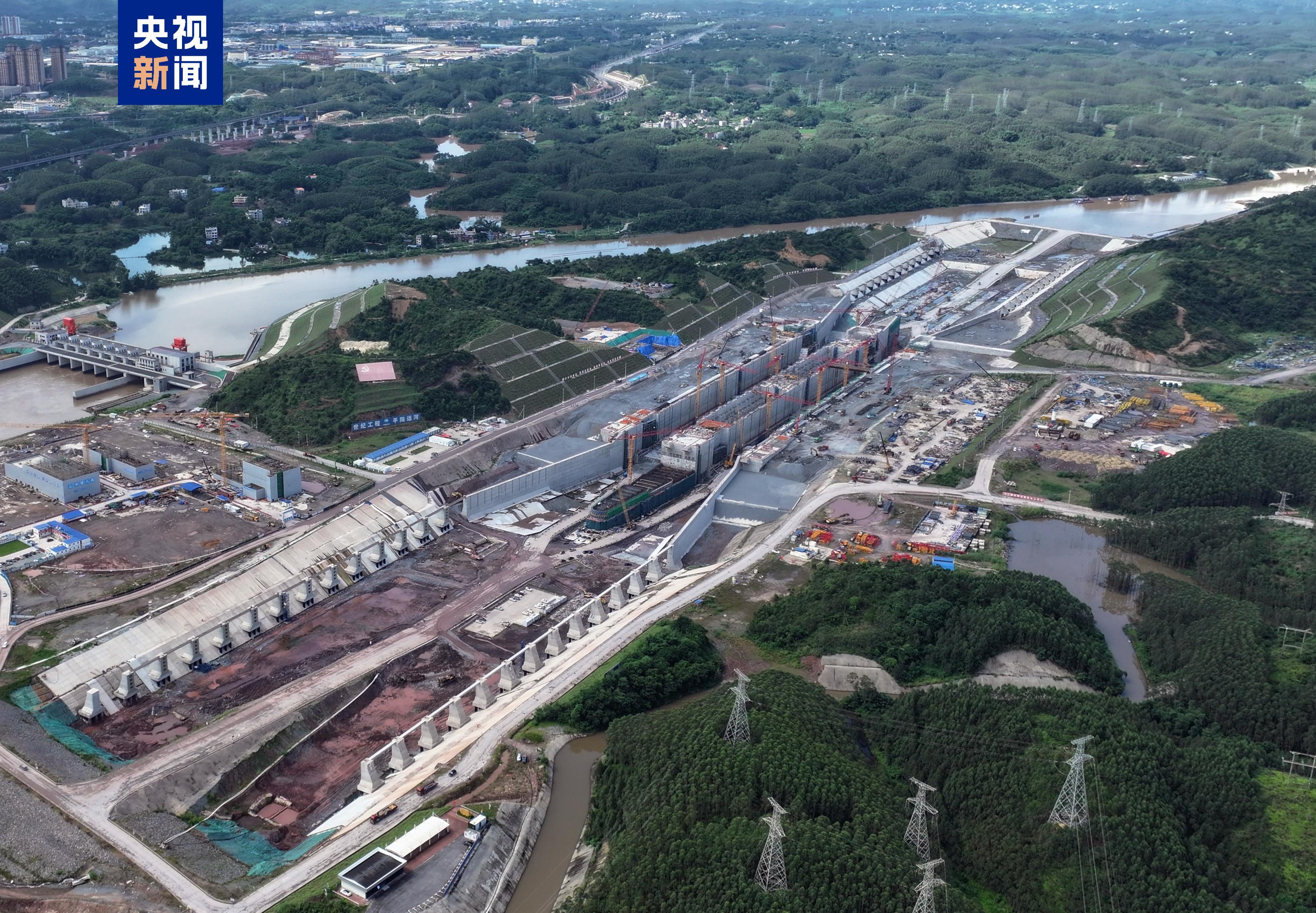 平陆运河青年枢纽输水廊道全部封顶 平陆运河青年枢纽输水廊道全部封顶