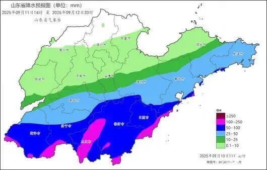 局部大暴雨+12级北风！山东明天下午起将出现大范围强降雨