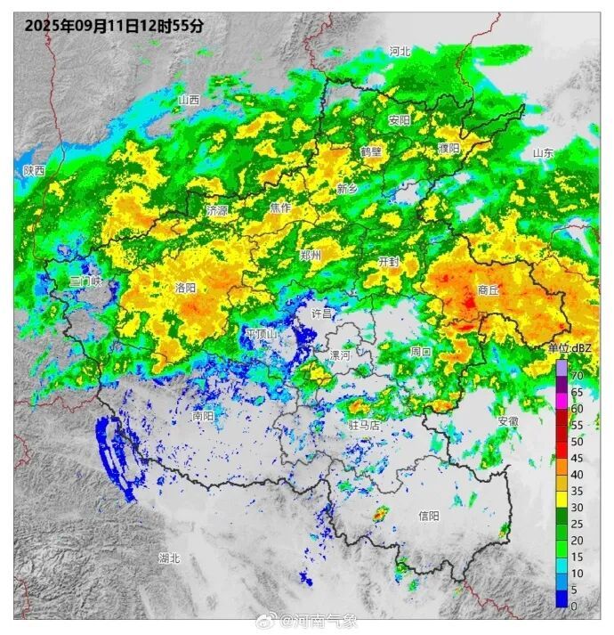 郑州继续发布暴雨黄色预警