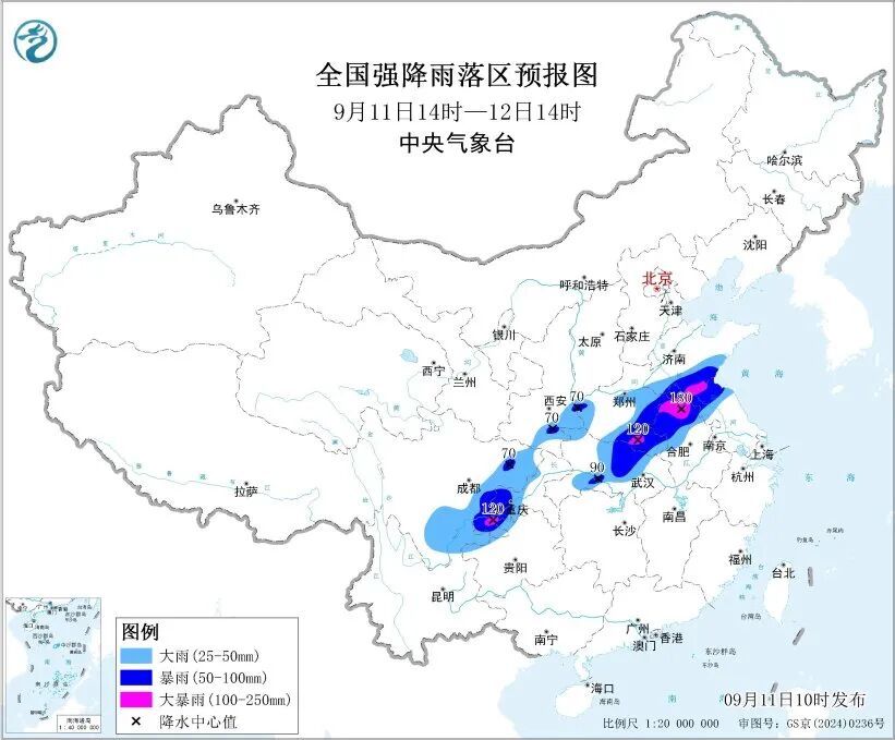 大暴雨！10级以上雷暴大风！新一轮强降雨进入最强时段，注意防范