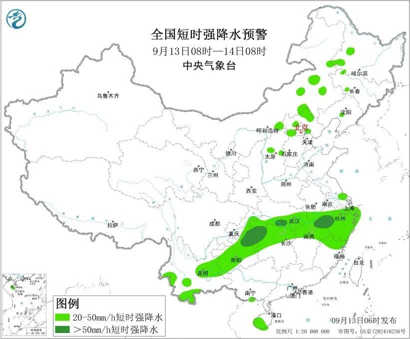 河北北部，10级以上雷暴大风！预警→