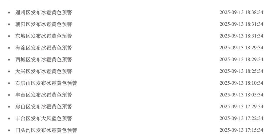 没见过这么大的！北京多地下冰雹了，密密麻麻，有的大如乒乓球……