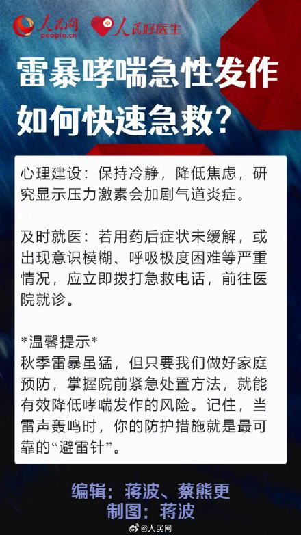 雷雨天如何预防雷暴哮喘 雷雨天如何预防雷暴哮喘