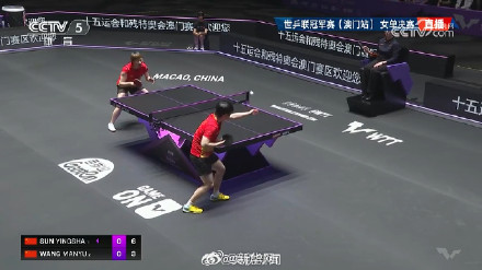 孙颖莎冠军，王曼昱亚军，恭喜姑娘们！