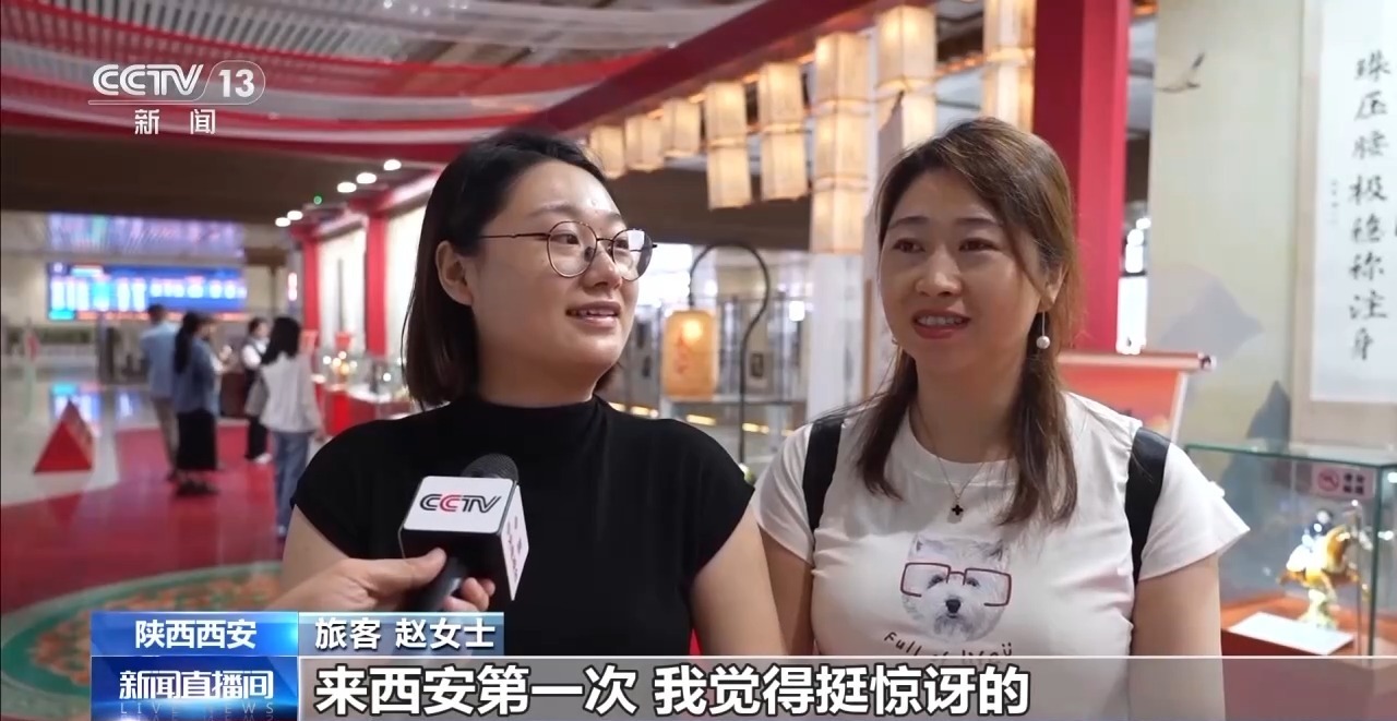 候车大厅也能看展？来西安火车站邂逅唐文化