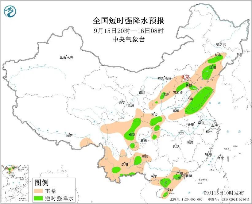 预警！天津短时强降雨！10级大风！还有大降温......
