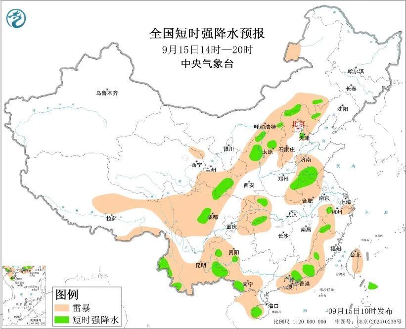 预警！天津短时强降雨！10级大风！还有大降温......