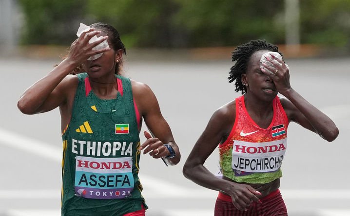 东京田径世锦赛百米飞人大战“新王”“新后”加冕