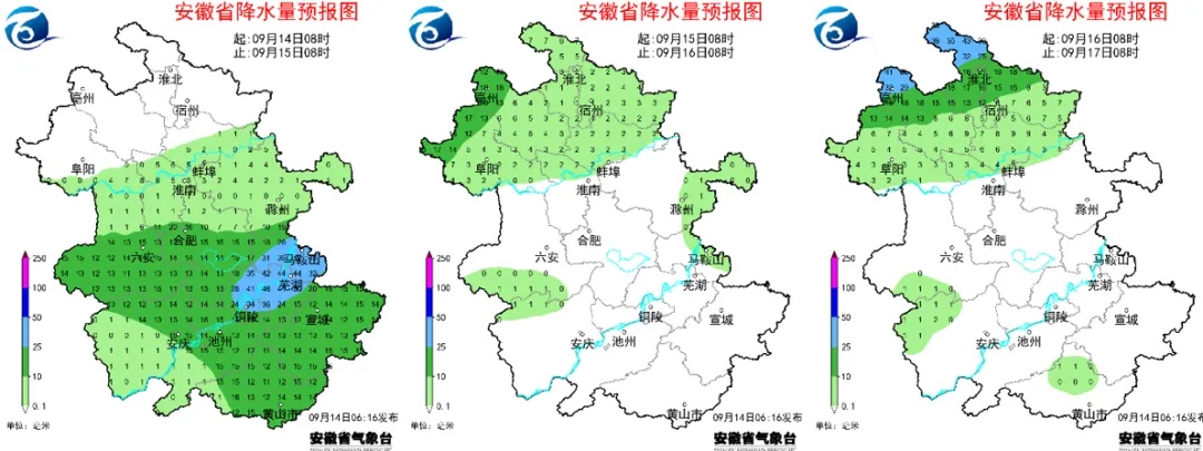 安徽天气：雨雨雨！未来7天，安徽多降雨，全省基本无高温