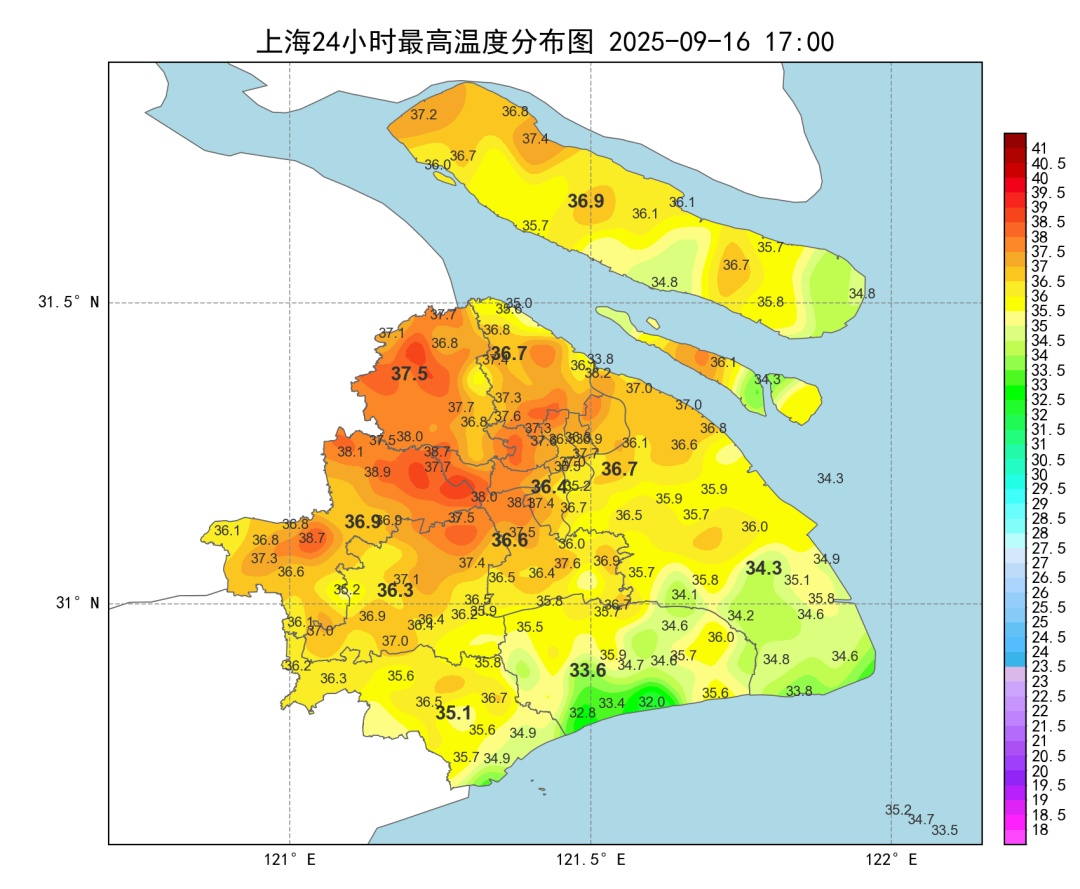 上海又热出新纪录！再熬一天就降温，明日局部地区仍有雨