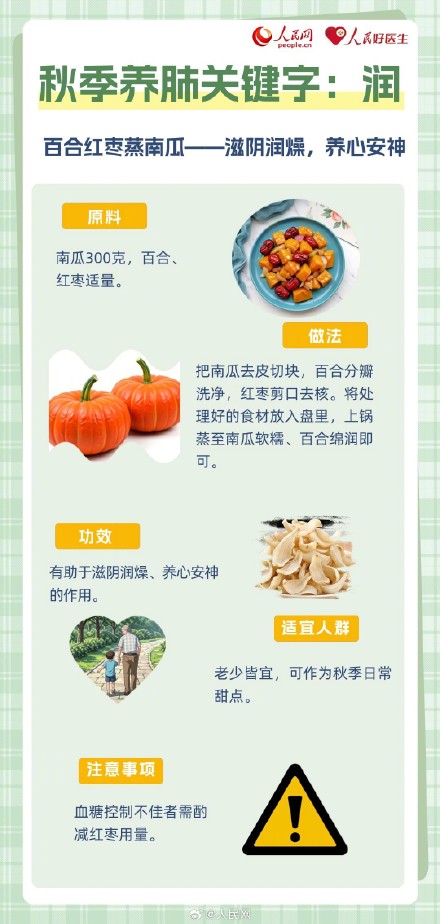 转发收藏！秋季养生三3忌3食