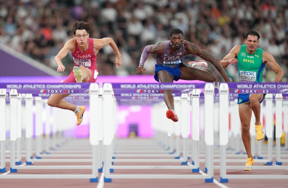 东京田径世锦赛 中国队110米栏三将止步半决赛