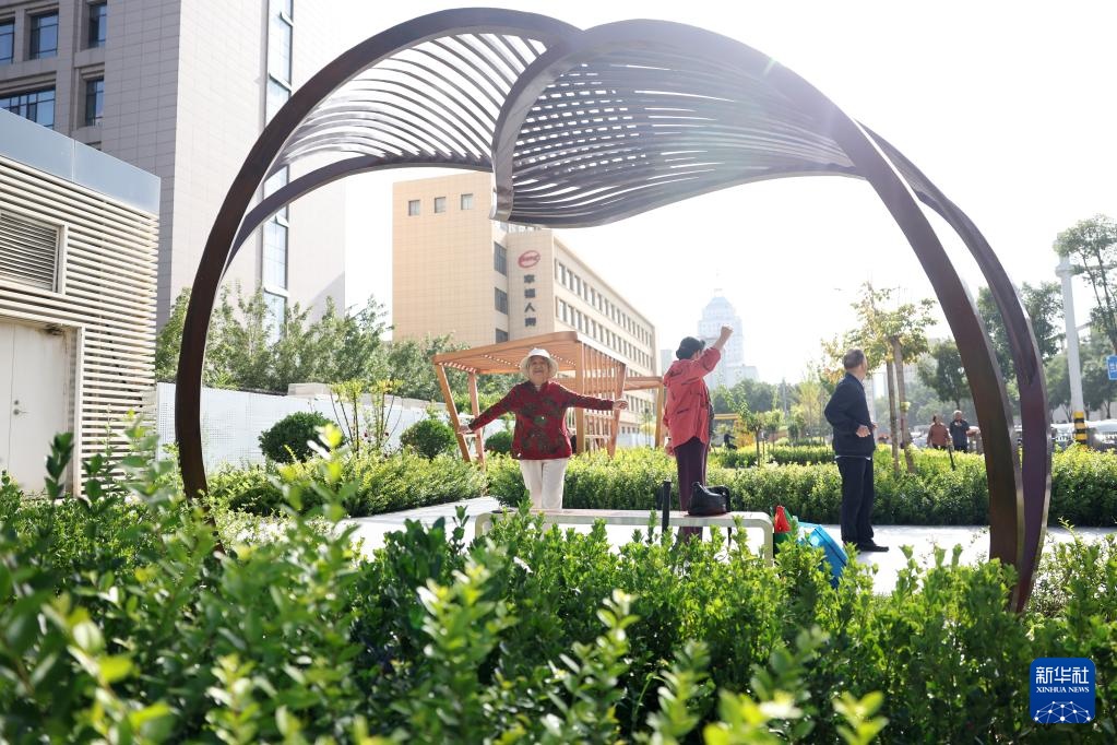 兰州:“口袋公园”扮靓城市微空间 兰州:“口袋公园”扮靓城市微空间